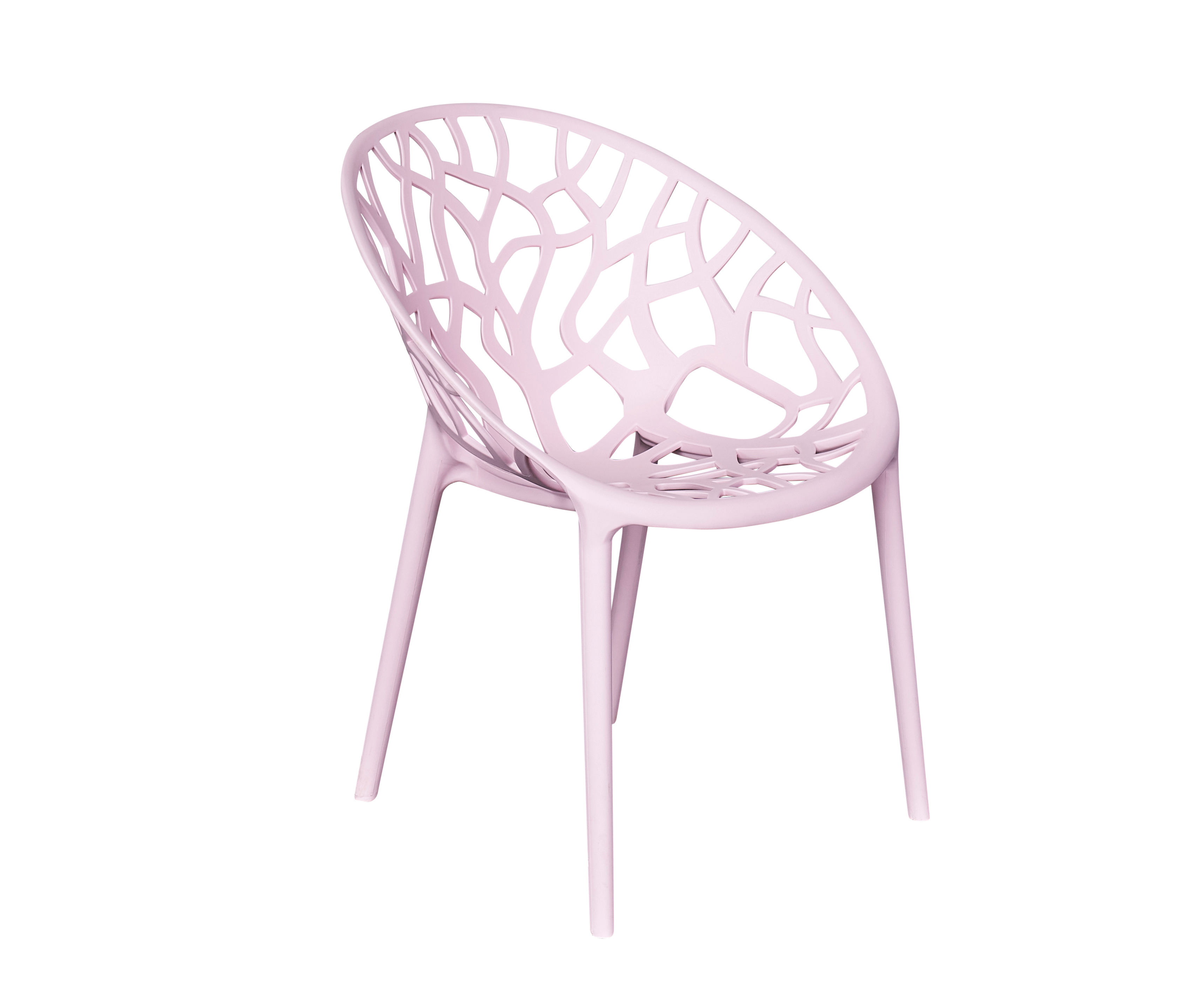 Stapelstuhl Bilby Gartenstuhl Bistrostuhl Kunststoffstuhl Rosa
