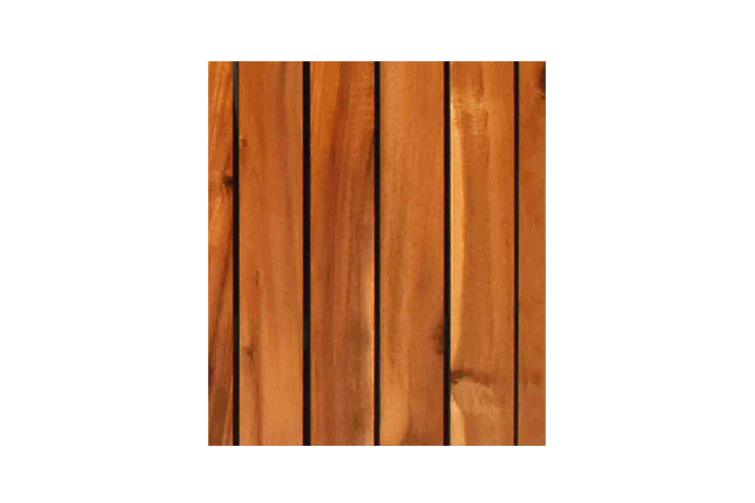Kopie von Pflanzgefäß Colorado 2 Pflanzkasten Blumenkasten Akazienholz 33x72 cm mit Einsatz #1