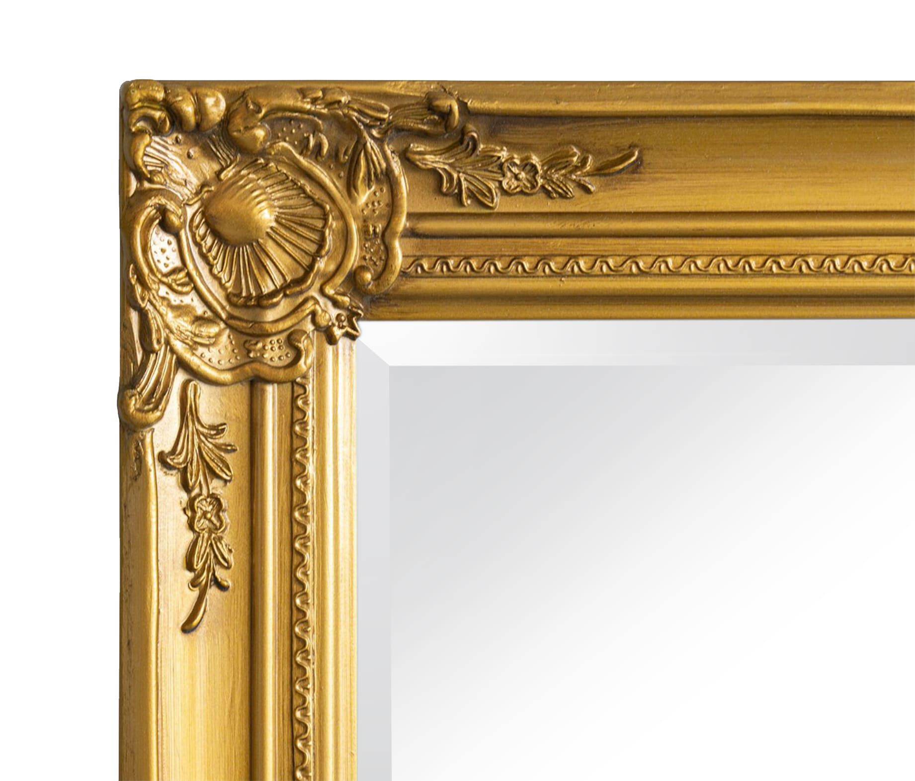 Wandspiegel Barock XXL Spiegel Gold 200 x 100 cm Antik-Stil Ganzkörperspiegel