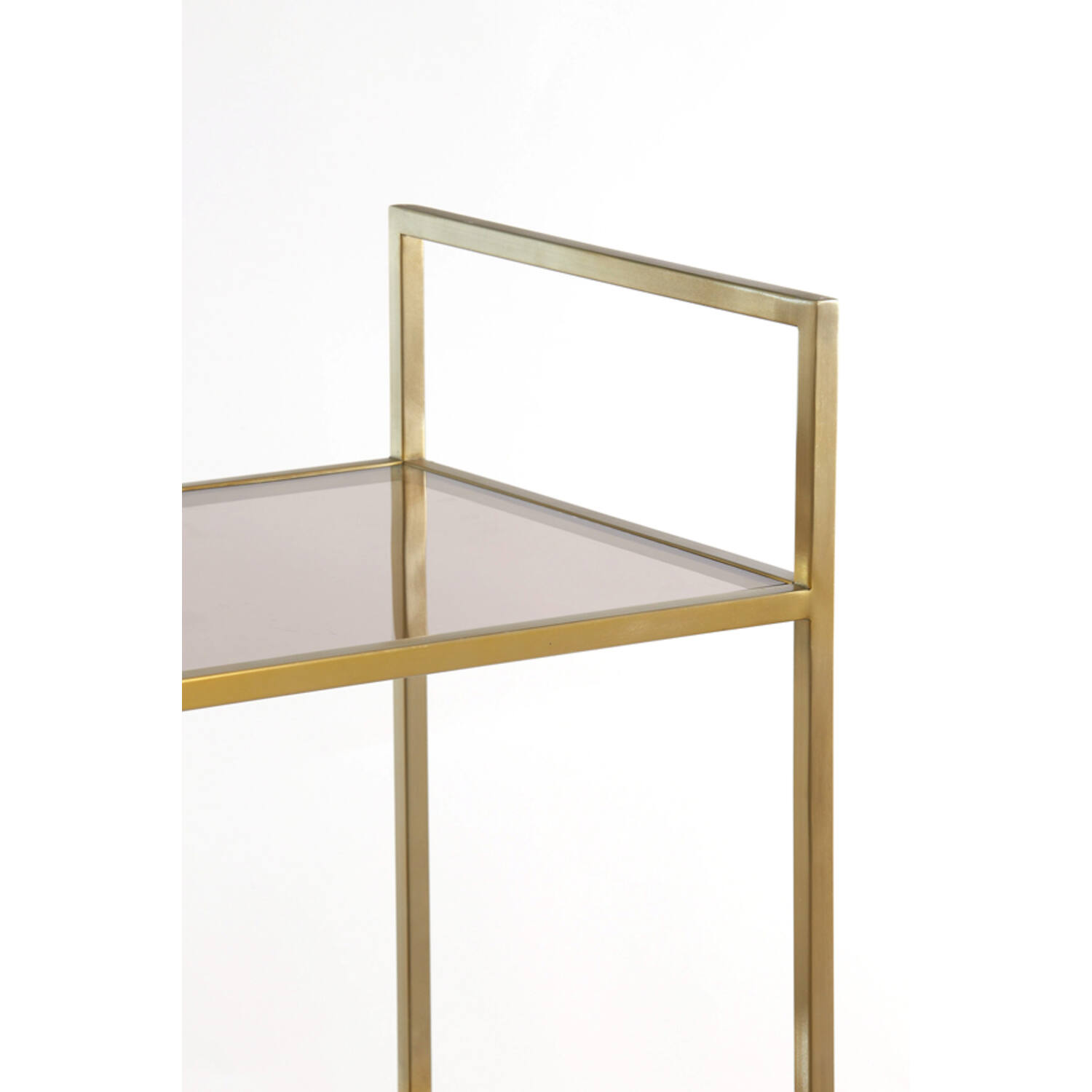 Standregal MARIKI von Light & Living Schrank offen braunes Glas-Hellgold 55x40x180 cm