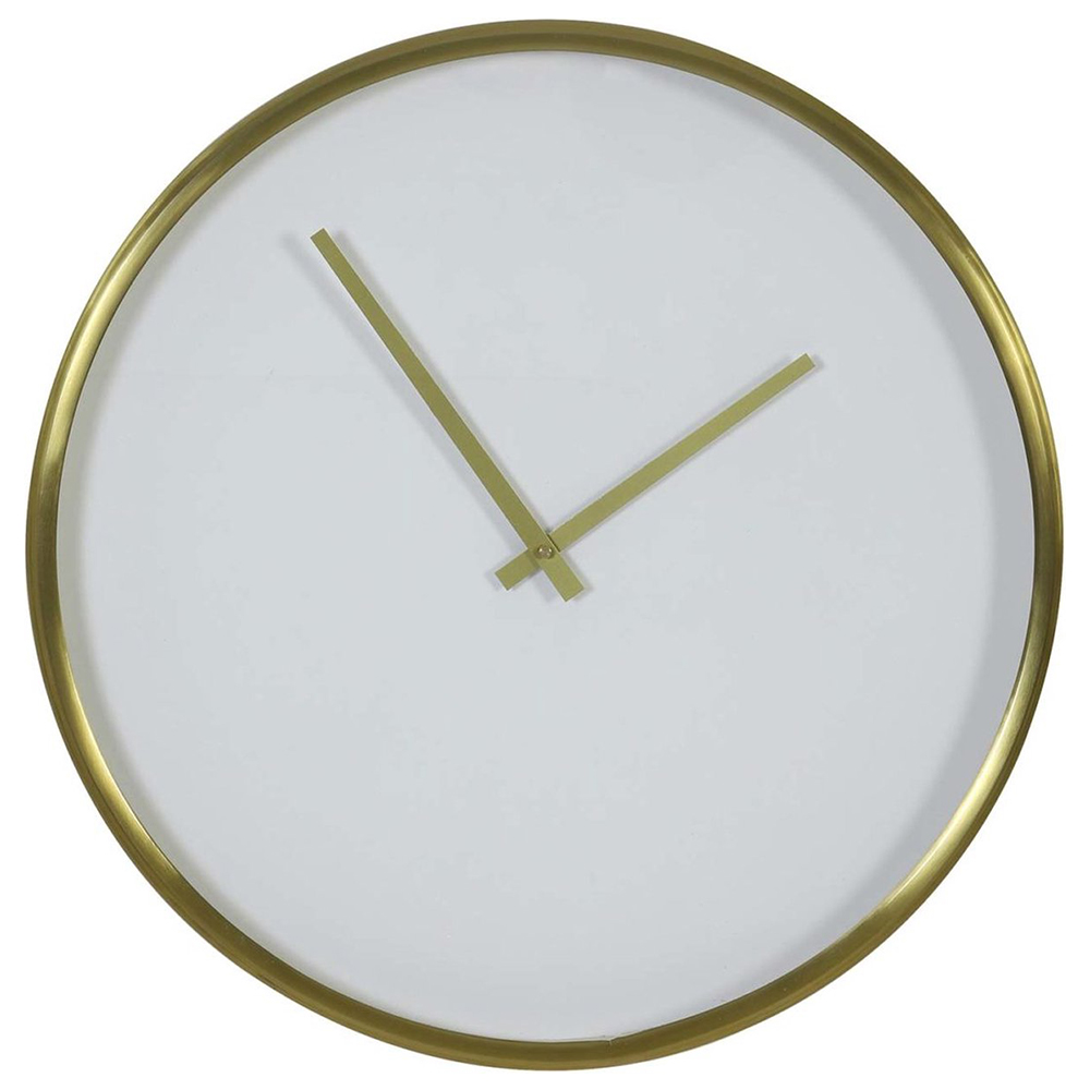 Wanduhr SEPONI Ø41 von Light & Living Uhr Weiß-Bronze matt