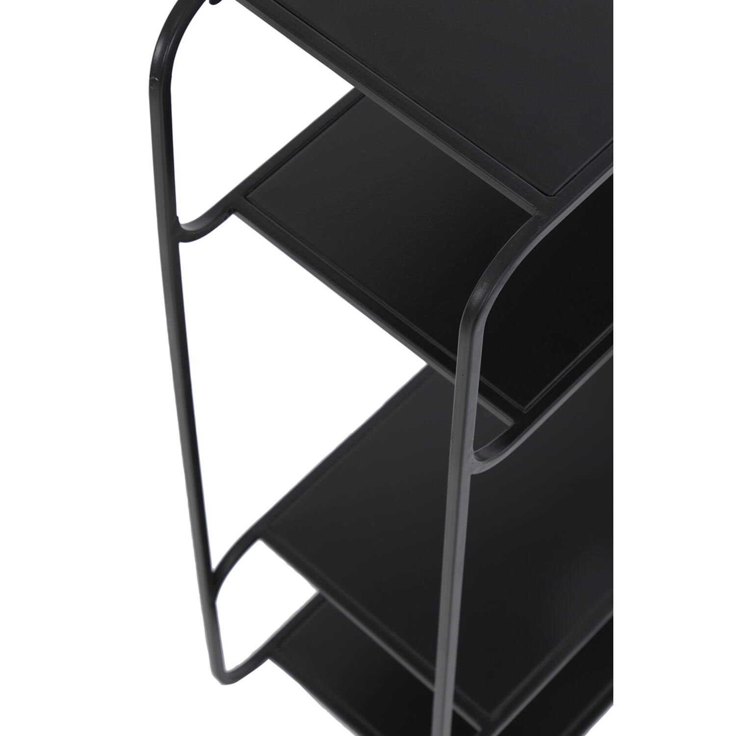 Wandschrank Regal offen WINSTON von Light & Living 100x26,5x90,5 cm Schwarz