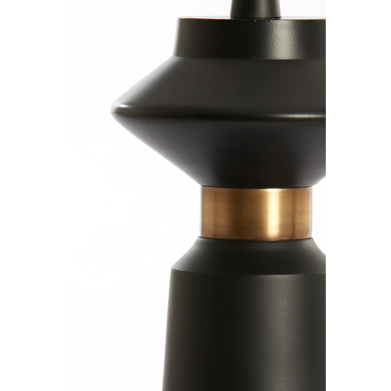 Tischleuchte Lampenfuß ILVAR von Light & Living Ø16x57 cm Lampe matt schwarz+antik bronze
