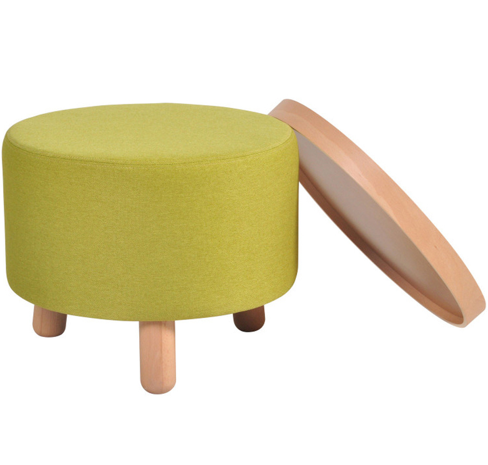Molde Hocker Beistelltisch mit Tablett Grün