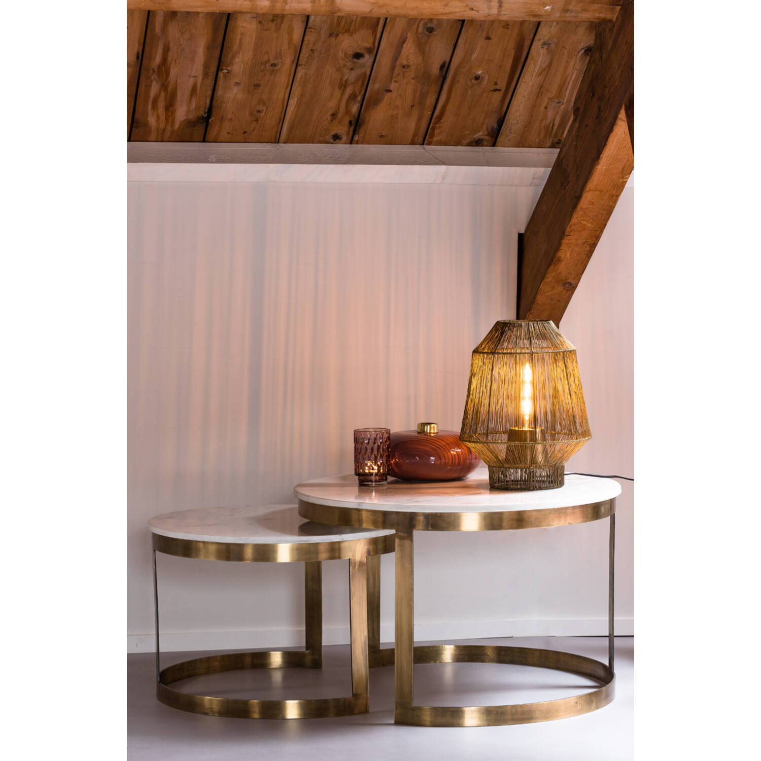 Tischleuchte Lampe VITORA von Light & Living Ø30x38 cm Antik Bronze